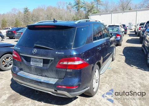 2014 Mercedes-Benz Ml 350 4Matic from USA, damaged, VIN 4JGDA5HB7EA431319